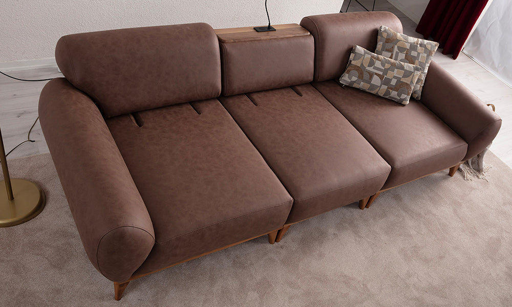 Viersitziges Sofa „Barcelona“.