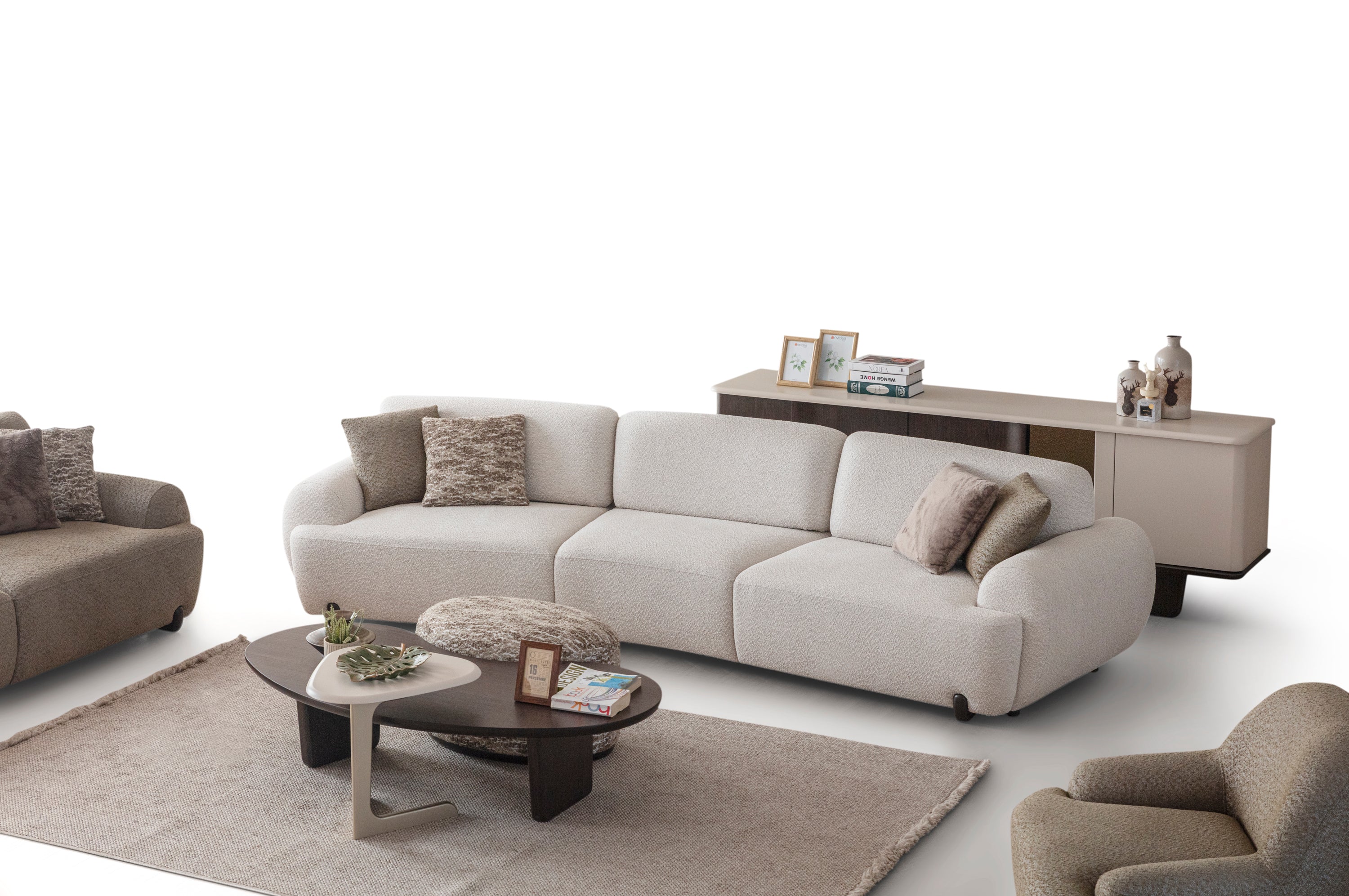 Browni Beşli Koltuk