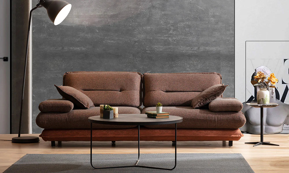 Sofagarnitur mit Farbverlauf