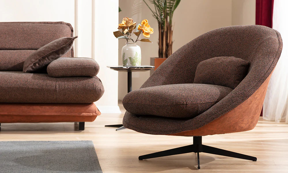 Sofagarnitur mit Farbverlauf