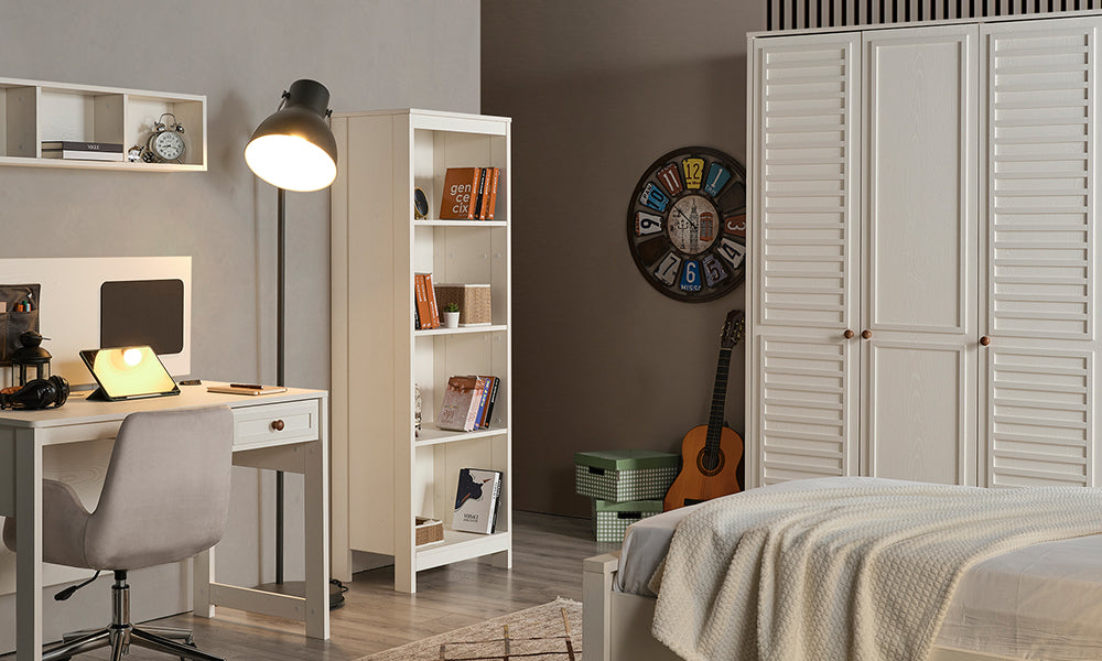 Perlen-Bücherregal