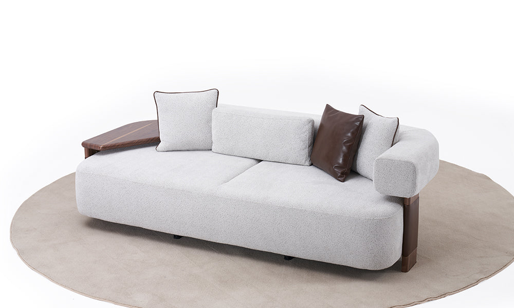 Istanbul Dreisitzer-Sofa mit Couchtisch