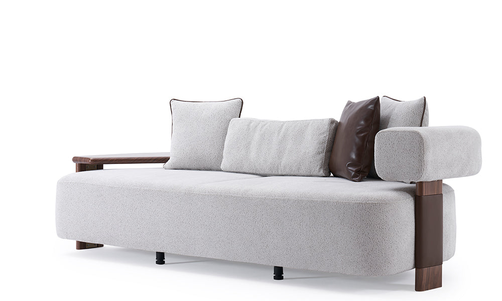 Istanbul Dreisitzer-Sofa mit Couchtisch