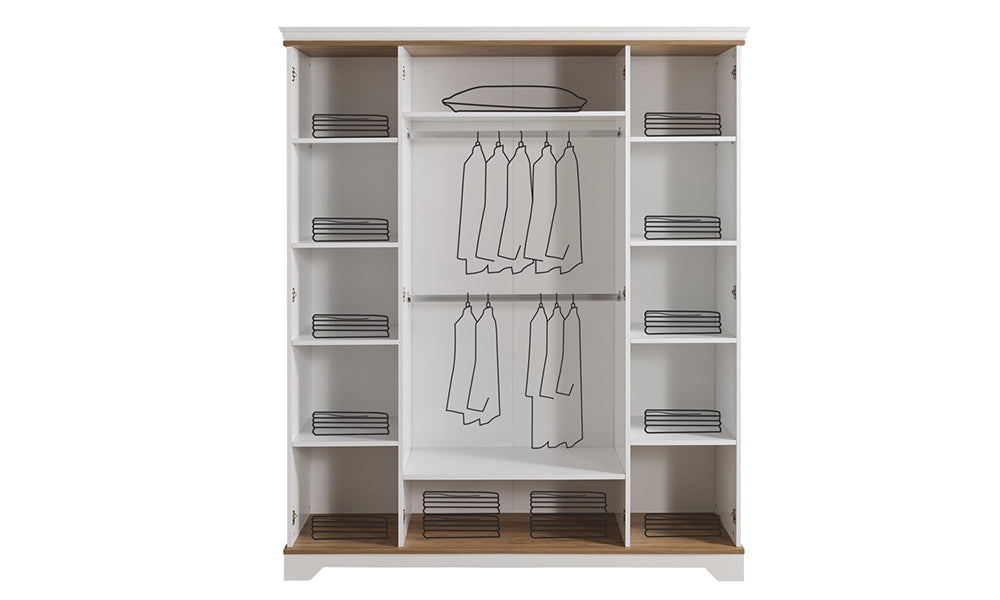 Lofter-Kleiderschrank