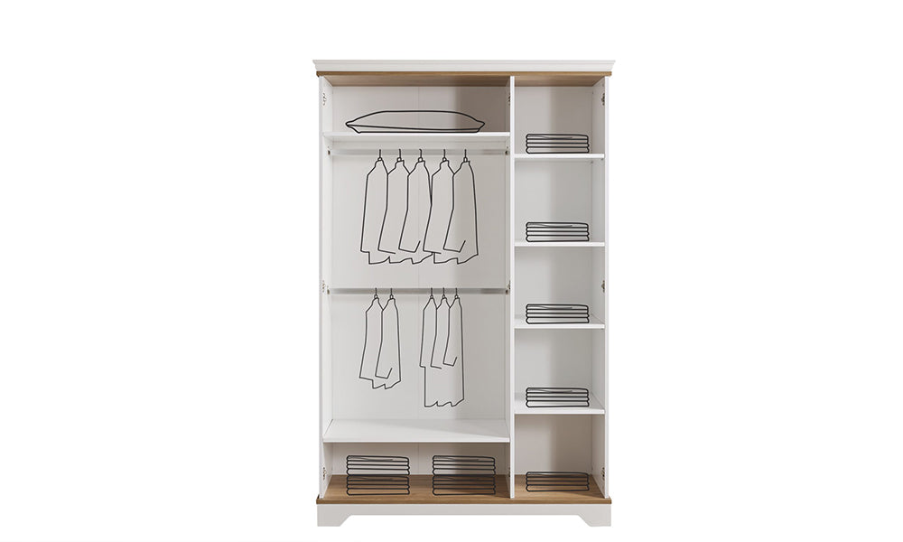 Lofter-Kleiderschrank