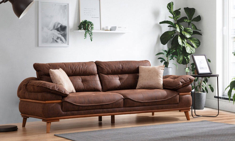 Maledivisches dreiteiliges Sofa