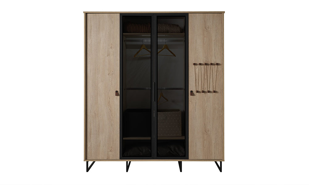 Neon-Garderobe