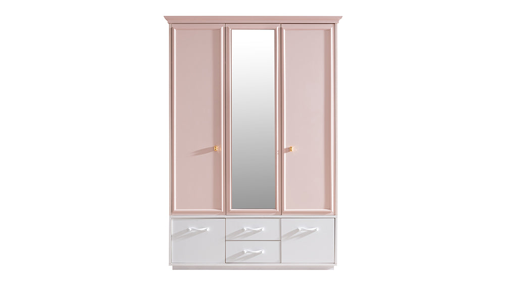 Rosa Kleiderschrank