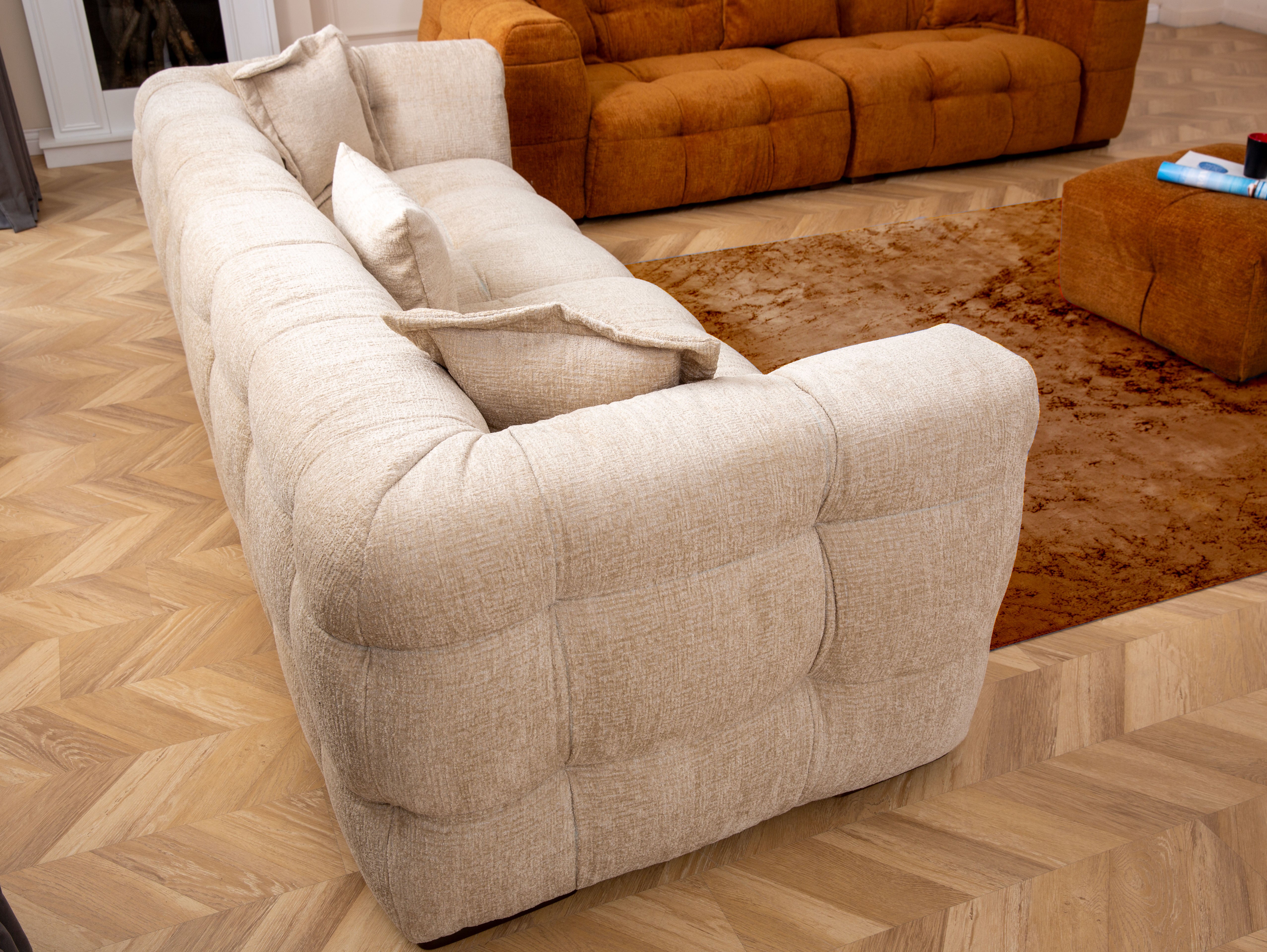 Puffy Üçlü Koltuk