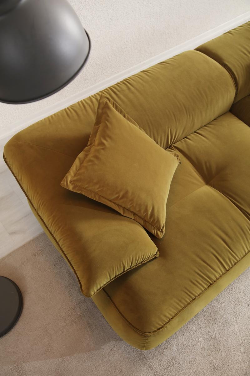 Derma Kumaş Üçlü Koltuk