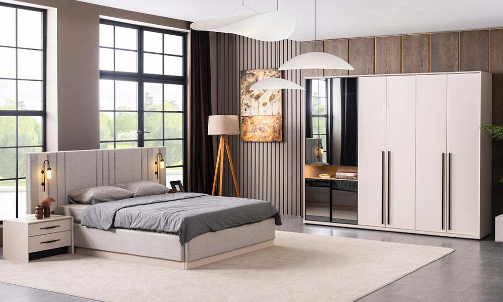 Smaragdgrünes Schlafzimmer-Set